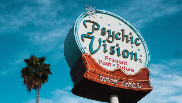 a psycic's sign post
